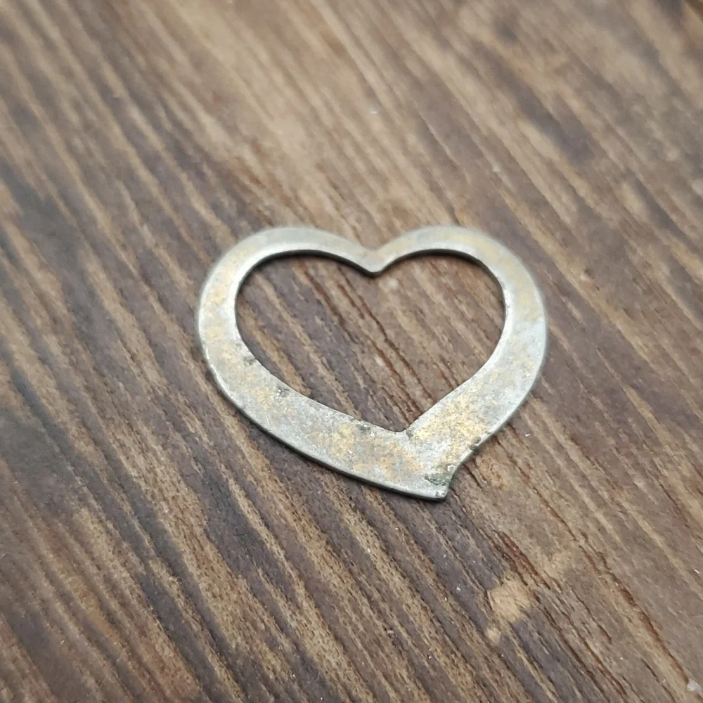 Calligraphy heart‎ necklace pendant